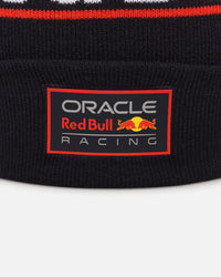 New Era X Red Bull Racing Team Wordmark Cuff Knit Beanie Dark Blue