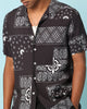 Carré Fragment Button Up Shirt Black