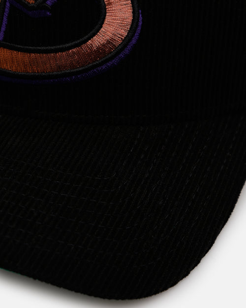 New Era Arizona Diamondbacks 'Black Cord' 9FORTY A-Frame Corduroy Snapback Black