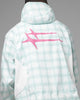 Loiter Ultra Hybrid Windbreaker Jacket Green Plaid