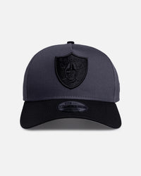 New Era Las Vegas Raiders 'Graphite Black' 9FORTY A-Frame Snapback Black/Grey