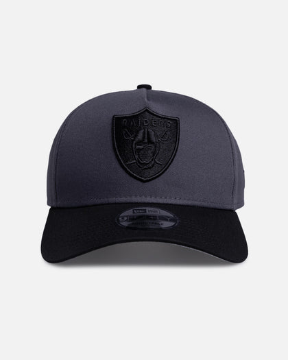 New Era Las Vegas Raiders 'Graphite Black' 9FORTY A-Frame Snapback Black/Grey