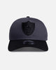 New Era Las Vegas Raiders 'Graphite Black' 9FORTY A-Frame Snapback Black/Grey