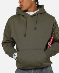 Alpha Industries Utility Pocket Hoodie Green