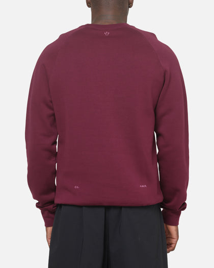 Nike Nocta Fleece CS Crewneck Bordeaux