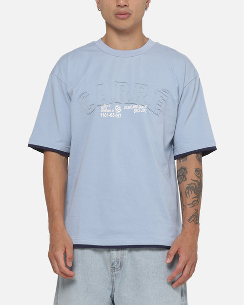 Carre Phys Ed 2 Tone T-Shirt Light Blue