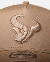 New Era Houston Texans 'Tonal Camel' 9FORTY A-Frame Snapback Camel