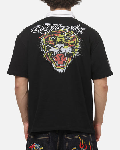 Loiter Hardy League Polo T-Shirt Black
