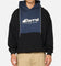 Carre Piped Pullover Hoodie Black/Blue