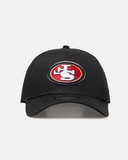 New Era San Francisco 49ers 'Upside Down Logo' 9FORTY A-Frame Snapback Black/Official Team Color