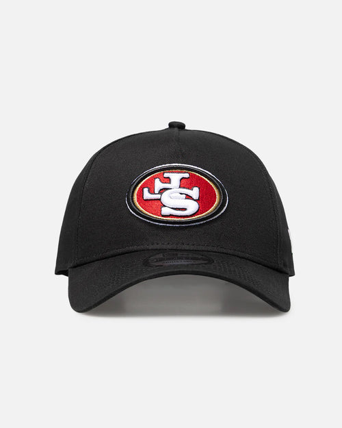 New Era San Francisco 49ers 'Upside Down Logo' 9FORTY A-Frame Snapback Black/Official Team Color