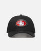 New Era San Francisco 49ers 'Upside Down Logo' 9FORTY A-Frame Snapback Black/Official Team Color