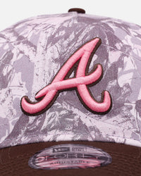 New Era Atlanta Braves 'Pink Tree Camo' 9FORTY A-Frame Snapback Pink