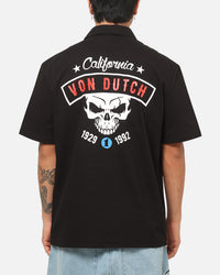Von Dutch California Button Up Shirt Black