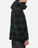 Carre Sherpa Hooded Jumper Tartan Plaid
