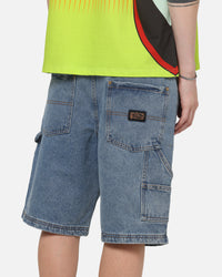 Carre Carpenter Jorts Mid Blue Wash