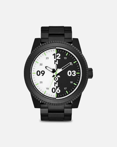Nixon Corporal Stainless Steel Watch Black/White