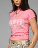 Loiter Women's Lowrider Crop T-Shirt Pink