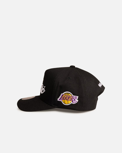 Mitchell & Ness Los Angeles Lakers Luka Dončić 'CLSC Script' Pro Pinch Snapback Black