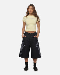 Ed Hardy Trinity Jorts Indigo