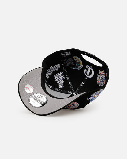 New Era Los Angeles Dodgers 'All Over Embroidery' 9FORTY A-Frame Snapback Black