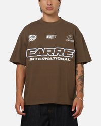 Carre C3 Logo T-Shirt Brown