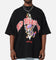 Ed Hardy Dagger Rhinestone Crop T-Shirt Black