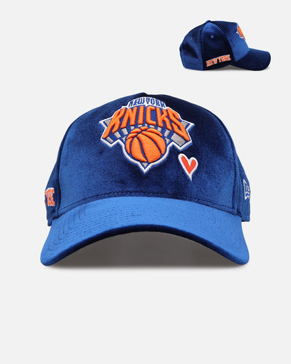 New Era New York Knicks 'Velvet Hearts' 9FORTY A-Frame Snapback Blue