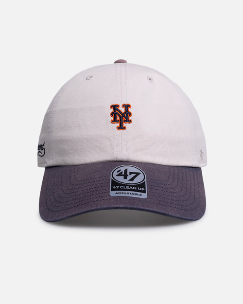 47 Brand X Represent New York Mets MLB Mini 47 Clean Up Strapback Washed Navy