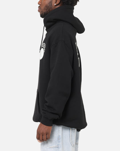 S Double Goosebumps Hoodie Washed Black