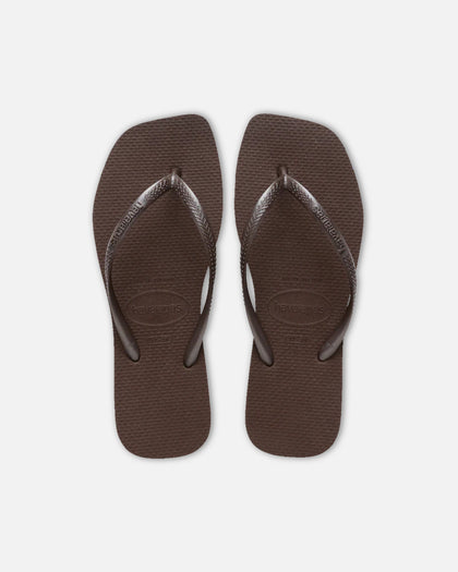 Havaianas Women's Slim Square Thongs Brown
