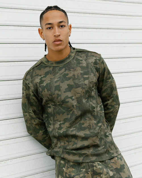 American Thrift Long Sleeve Thermal T-Shirt Camo
