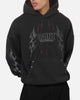 Saint Morta Worldwide Boxy Hoodie Washed Black