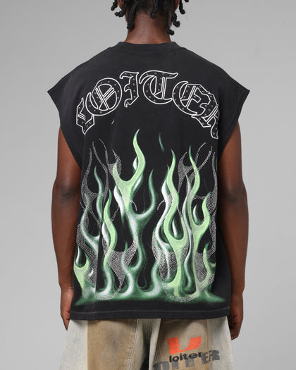 Loiter Inferno Muscle T-Shirt Black