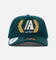 New Era Houston Astros 'Heritage Golf' Pre-Curved Golfer Snapback Cilantro Green