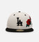 New Era Los Angeles Dodgers 'Chrome Black Roses' 59FIFTY Fitted Chrome/Black