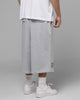 Loiter Impact Fleece Shorts Grey Marle