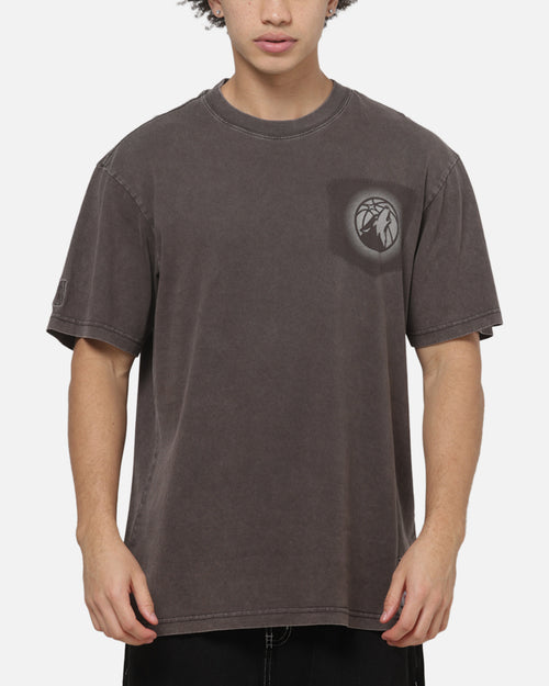 Mitchell & Ness Minnesota Timberwolves Ghost Detail T-Shirt Faded Slate
