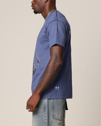 Saint Morta Wraith Cut T-Shirt Petrol Blue