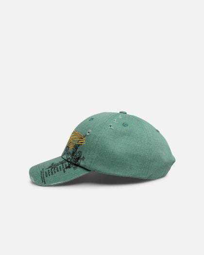 Loiter Eastern Bloc Strapback Cap Washed Green