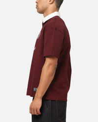 Vouseti Rugby Polo T-Shirt Dark Plum