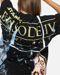 73Studio Star Wars '77 A New Hope All Print T-Shirt Black