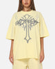 Ed Hardy Trinity Rhinestone T-Shirt Butter Yellow