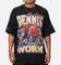 Mitchell & Ness Detroit Pistons Dennis Rodman Rookie Season T-Shirt Faded Black