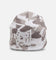 Loiter Motor Skull Knit Beanie Snow Camo