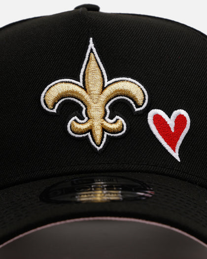 New Era New Orleans Saints 'Team Color Hearts' 9FORTY A-Frame Snapback Official Team Color