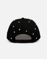 New Era Los Angeles Lakers 'Black Satin Hearts' 9FORTY A-Frame Snapback Black