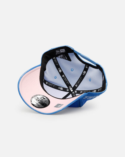 New Era Oklahoma City Thunder 'Sky Velvet' 9FORTY A-Frame Snapback Sky Blue