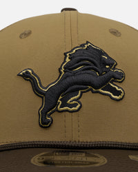 New Era Detroit Lions 'Salute' 9SEVENTY Snapback Olive