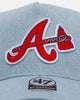 47 Brand Atlanta Braves 'Denim Chenille' 47 Offside Snapback Denim